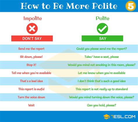 polite or courteous 5 letters.